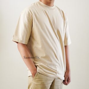 Oversized T-Shirt Beige Cream