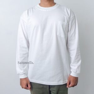 Oversized T-Shirt Long Sleeve White